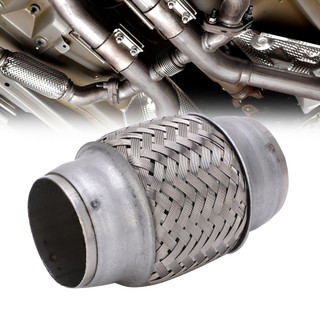 Motorlife Khớp nối ống xả linh hoạt trên ô tô 1.75x4.1in Thay thế sửa chữa bộ lọc hạt thép không gỉ