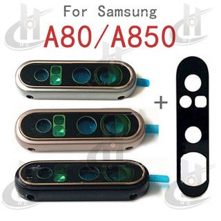 Mặt sau vòng camera phía sau ống kính kính có giá đỡ khung cho samsung a80 a850 linh kiện thay thế