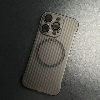 【Cooling matte hard case/With lens Film/Gray】Ốp lưng compatible for iPhone 12 13 14 15 pro max case