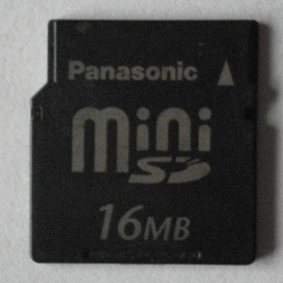 Thẻ nhớ Mini SD Panasonic 16MB Panasonic