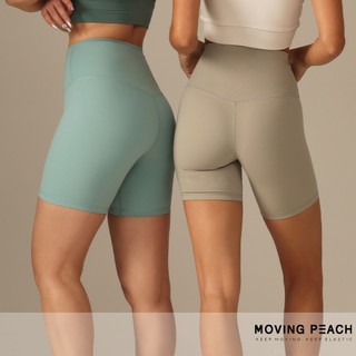 MOVING PEACH Quần bó thể thao nữ quần yoga eo cao BPD
