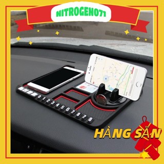 Giá đỡ điện thoại trên xe hơi ô tô, kệ để điện chống rung đặt trên bảng điều khiển - Nitrogen071