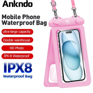 Ankndo Túi Đựng Điện Thoại Đi Bơi Chống Thấm Nước Tiện Dụng