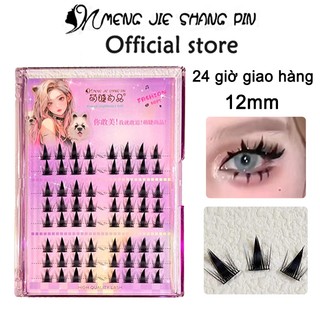 Mengjieshangpin Nghịch Ngợm Quốc Lông Mi Giả Truyện Tranh Barbie Tự Nhiên Ăn Ảnh Lông Mi 12 Mm