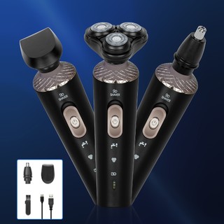 UFVCOV Máy cạo râu điện ba trong một Máy cạo râu đa chức năng Máy cạo râu điện nam