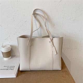 Túi tote da công sở nữ to phong cách mới tote thông thường túi đeo vai