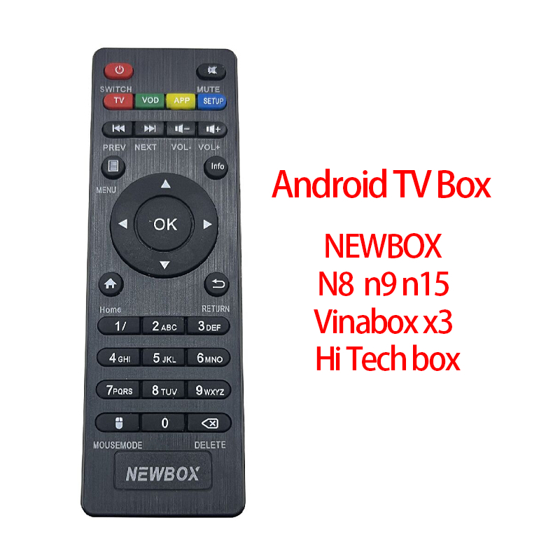 Nilank remote Điều Khiển Đầu Thu Androi tivi box for NEWBOX N8 N9 N15 Vinabox X3 Hi tech BOX