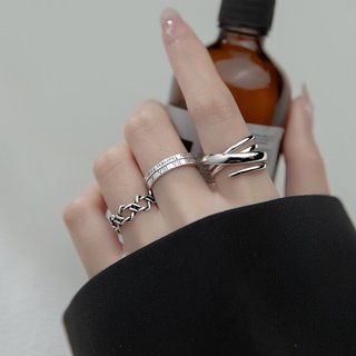 Set Nhẫn Đeo Tay Có Thể Điều Chỉnh Phong Cách Cổ Điển