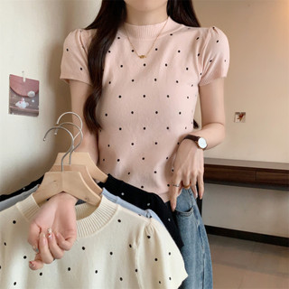 74087 Slim-fit Classy Chấm bi ngắn-