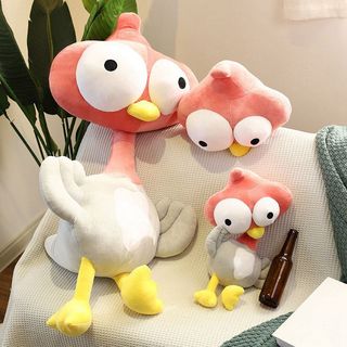 Mắt Ngộ nghĩnh Búp Bê Chim Sang Trọng Đồ Chơi Giường Ngủ Gà Con Gối Sáng Tạo Cô Gái Quà Tặng Búp Bê Búp Bê