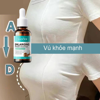 nâng ngực tinh dầu nâng ngực chảy xệ nở ngực tăng vòng 1 30ml ngực trở nên tròn và đầy đặn hơn chăm sóc làn da mịn màng không có tác dụng phụ