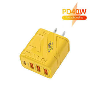 Bộ sạc usb c 40w sạc nhanh pd type c cho samsung huawei sạc điện thoại usb
