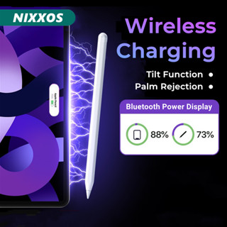  NIXXOS Bút Cảm Ứng Từ Tính Không Dây Cho iPad Air4 Air5 iPad Pro 11 Pro 12.9 Mini 6 