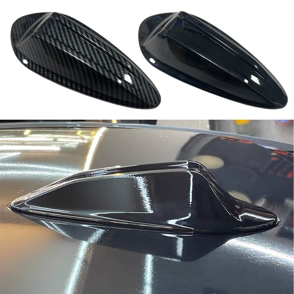 Dành Cho Xe BMW G20 G21 3 Series M3 G80 2023-2024 Ô Tô Mái Cá Mập Vây Ăng Ten Bao ABS Sợi Carbon Họa