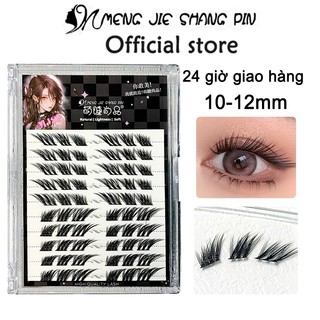 Mengjieshangpin Lông Mi Giả Rơi Cáo Phong Cách H7 Lông Mi Dày Cong Nối Dài Lông Mi 10-12 Mm