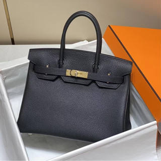 Túi bạch kim Lớp đầu tiên Dây đeo da bò LOGO Cổ điển Đơn giản phù hợp Tất cả các trận đấu Túi xách nữ đi lại OZ999999-0608