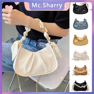 Túi đeo vai nữ Túi Tote Túi xách nách Túi bánh bao Túi đeo chéo đám mây cổ tích Túi đeo chéo xếp ly