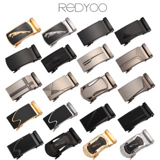 REDYOO Thắt Lưng Nam Đầu Thắt Lưng Khóa Giải Trí Đầu Thắt Lưng Phụ Kiện Kinh Doanh Khóa Tự Động Chiều Rộng 3.5CM