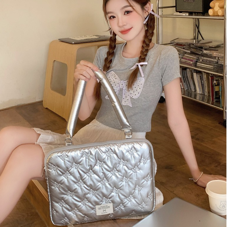 Túi đựng máy tính xách tay Túi đeo vai 13,3 inch Ballet Butterfly Academy Máy tính ngọt ngào Túi bên