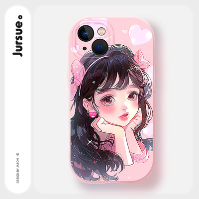 Ốp lưng JURSUE mềm chống bẩn dễ thương đẹp màu đáng yêu cho iPhone 17 16 15 14 13 12 11 Pro Max SE 2020 X XR XS 8 7 ip kute Y5191Q