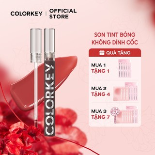 COLORKEY Son tint bóng Colorkey dạng lỏng lâu trôi glasting water tint 1.7g