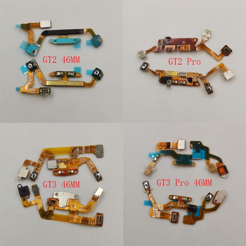 1 Chiếc Nút Công Tắc Nguồn Trở Lại Chìa Khóa Mềm Cáp Phẳng Cho Huawei Watch GT 2 3 GT2 GT2Pro LTN-B1