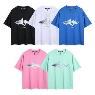 Áo thun PALM thông thường Áo thun ngắn tay in hình gấu cho nam và nữ