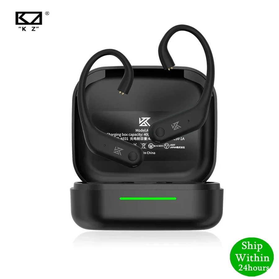 KZ AE01 Bluetooth không dây 5.4 Móc tai Cáp nâng cấp TWS Đầu nối C-PIN Tai nghe thể thao HiFi chống 