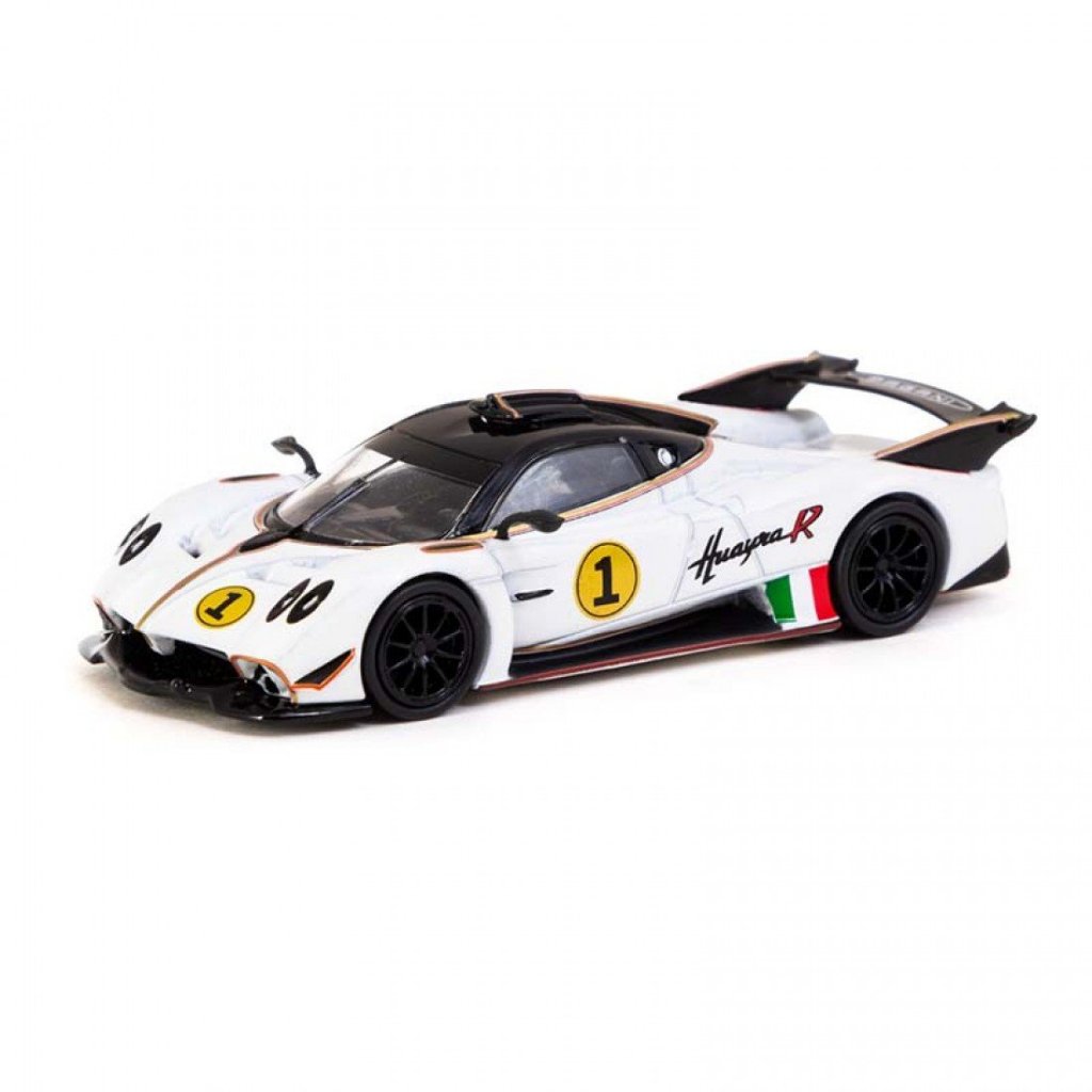 Tarmac Works T64G-TL035-WH 1 / 64 PAGANI HUAYRA R BIANCO BENNY LAMLEY XE MÔ HÌNH DIECAST ĐẶC BIỆT