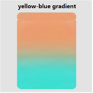 100 chiếc màu Gradient ziplock Túi ánh sáng miễn phí