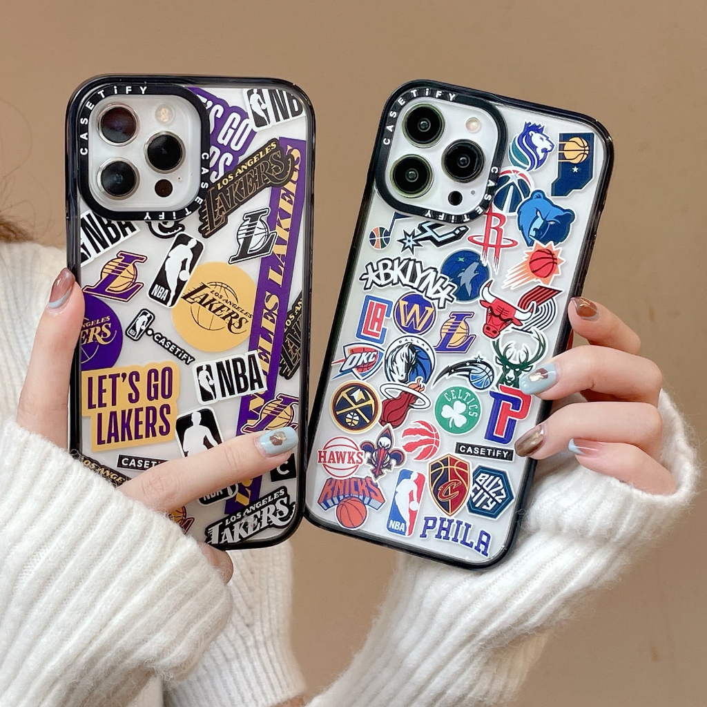 Ốp điện thoại NBA CASETIFY cho iphone 15 Pro Max 15 Plus 14 Pro Max 14Plus i14 13 Pro Max i11 i13 13
