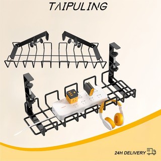 Giá đỡ treo ổ cắm điện/ dây điện TAIPULING không cần đục lỗ tiện lợi để trang trí phòng làm việc