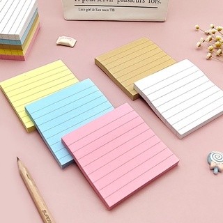 Set 80 Giấy nhớ vuông sắc màu giấy ghi chú dán