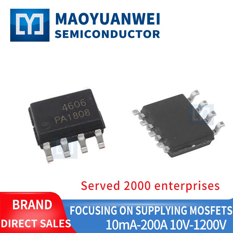 20 CÁI AO4606 6.5A sop8 Bộ sạc không dây AO4606A 4606 N + P Bảng mạch MOS Tube