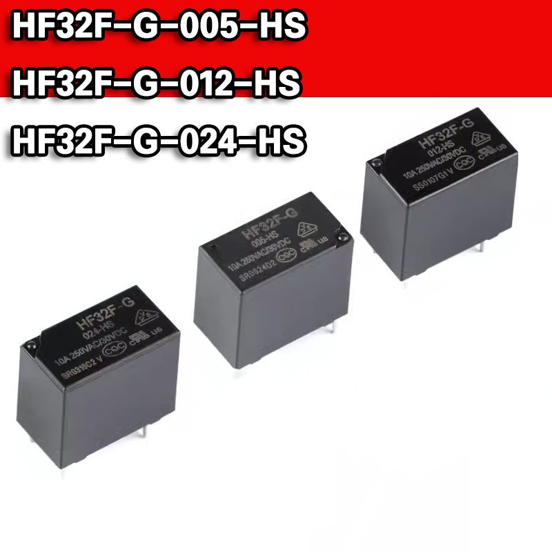 2 chiếc HF32F-G-005-HS HF32F-G-012-HS HF32F-G-024-HS 4PIN 10A HF Rơle