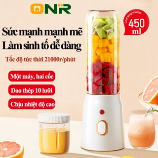 máy xay mini sinh tố cầm tay 450ml máy ép trái cây sinh tố cầm tay máy ép hoa quả