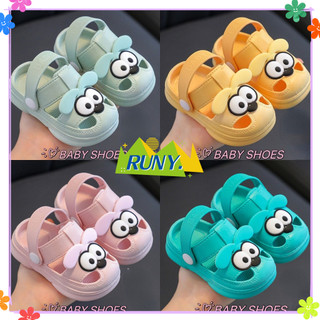 🧡🧡RUNY Dép trẻ em Dép hình gấu dễ thương mùa hè dép cho trẻ em Dép đế mềm chống trượt dễ thương cho bé trai và bé gái