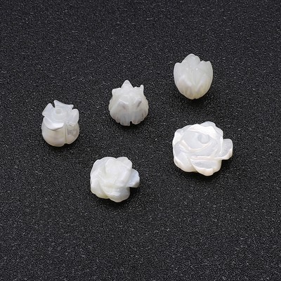 Hạt Vỏ Hình Hoa Tự Nhiên Móng Ngựa Vỏ Hạt Phong Lan / Lily of the Valley / Phụ Kiện Hoa Hồng DIY Handmade Vật Liệu Trang Sức