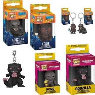 Funko Pop Godzilla Vs Kong Móc Khóa Godzilla King Kong Móc Khóa Godzilla X Kong Mặt Dây Chuyền Ba Lô Emprire Mới