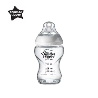 Bình thủy tinh Tommee Tippee Closer to Nature 8oz / 250ml có núm vú