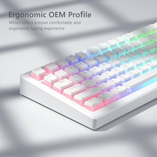 Womier 130 phím pudding keycaps shine through oem profile key caps pbt bộ vỏ bàn phím tùy chỉnh cho 60% 65% 70% 100% cherry gateron mx switch bàn phím cơ