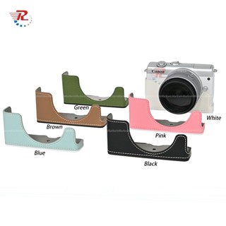 Túi đựng máy ảnh bằng da Pu cho máy ảnh Canon EOS M200 M100 M10