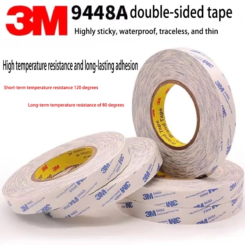 3M9448A băng keo hai mặt màu đen siêu mỏng không dấu vết sửa chữa điện thoại di động dán màn hình đặ