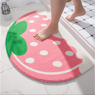 Thảm Sàn Mềm Nhỏ Tươi Văn Bản Hoa Thảm Vào Nhà Thảm Phòng Ngủ Nhà Vệ Sinh Cửa Phòng Tắm Thấm Hút Chân Chống Trơn Trượt Miếng Lót