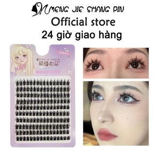 Mengjiehsangpin 10 hàng mi giả đóng hộp tai lúa mì dày tự nhiên 