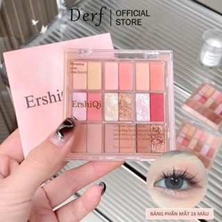 Bảng Phấn Mắt Mờ 18 Màu Sắc Sắc Tố Cao Chống Thấm Nước Lâu Dài Phấn Mắt Khay Phấn Mắt