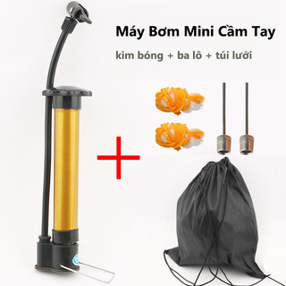 Máy bơm bóng rổ Bóng đá Máy chuyền Máy bơm hơi áp suất cao Bộ túi lưới kim mini Air