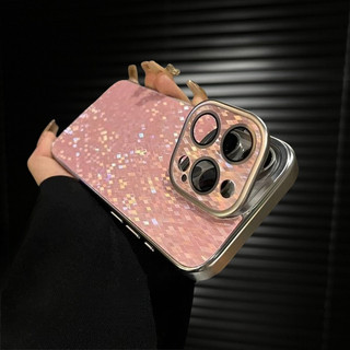 【Bracket/With Lens Film/Pc hard case/Black】ốp lưng compatible for iPhone 13 14 15 pro max case