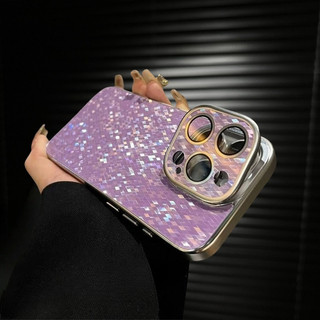 【Bracket/With Lens Film/Pc hard case/Black】ốp lưng compatible for iPhone 13 14 15 pro max case