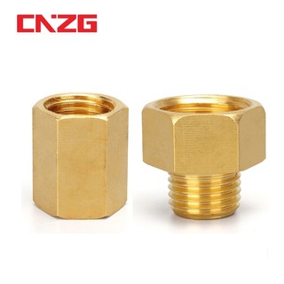 Ốc vít nối CNZG 2 đầu ren trong bằng đồng thau 9.6/ 13/ 17/ 21mm